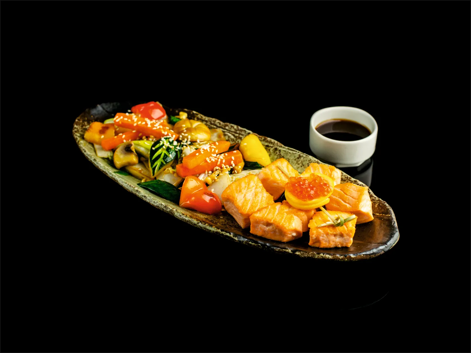 Сяке теппан-яки 300.00 г.
