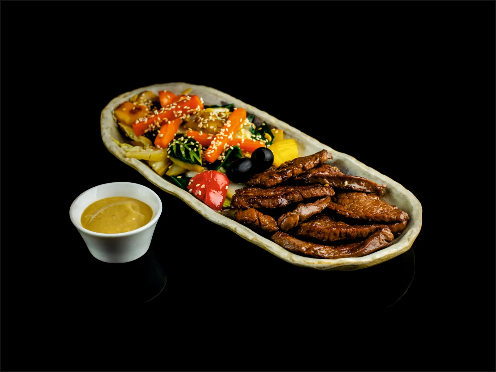 Бифу теппан-яки 330.00 г.